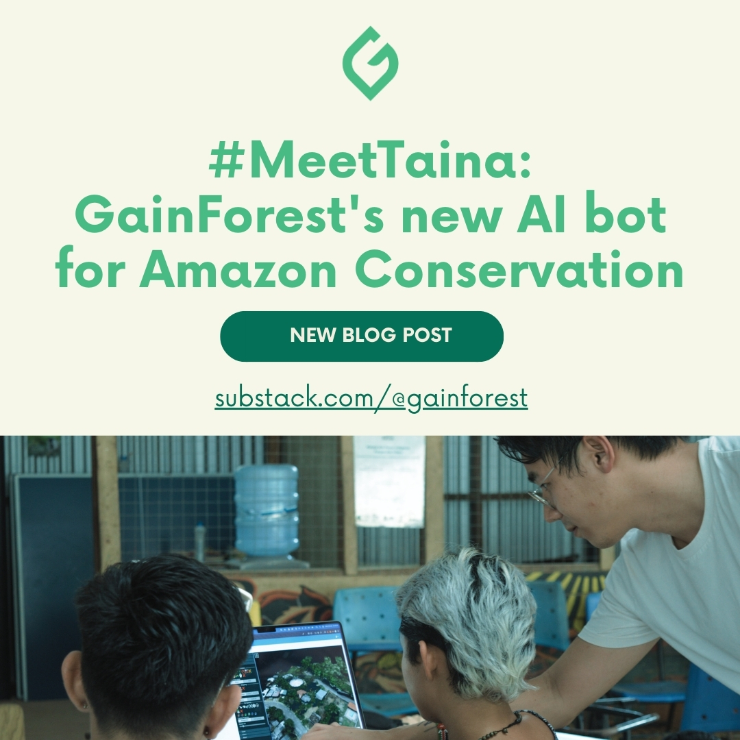 #MeetTaina in our latest blog post! 🌿 Discover how Taina is shaking up the game and making biodiversity preservation as easy as chatting with a friend. 😉 ➡️➡️➡️open.substack.com/pub/gainforest…