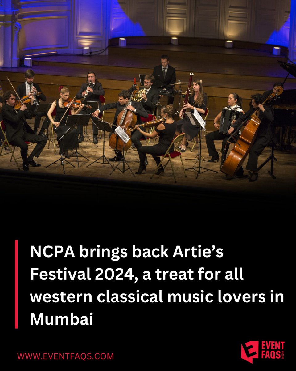 In the upcoming season, Artie’s Festival 2024will feature a combination of well-known masterpieces, relatively less-known pieces, and reductions of famous orchestral works. eventfaqs.com/news/ef-20432/…