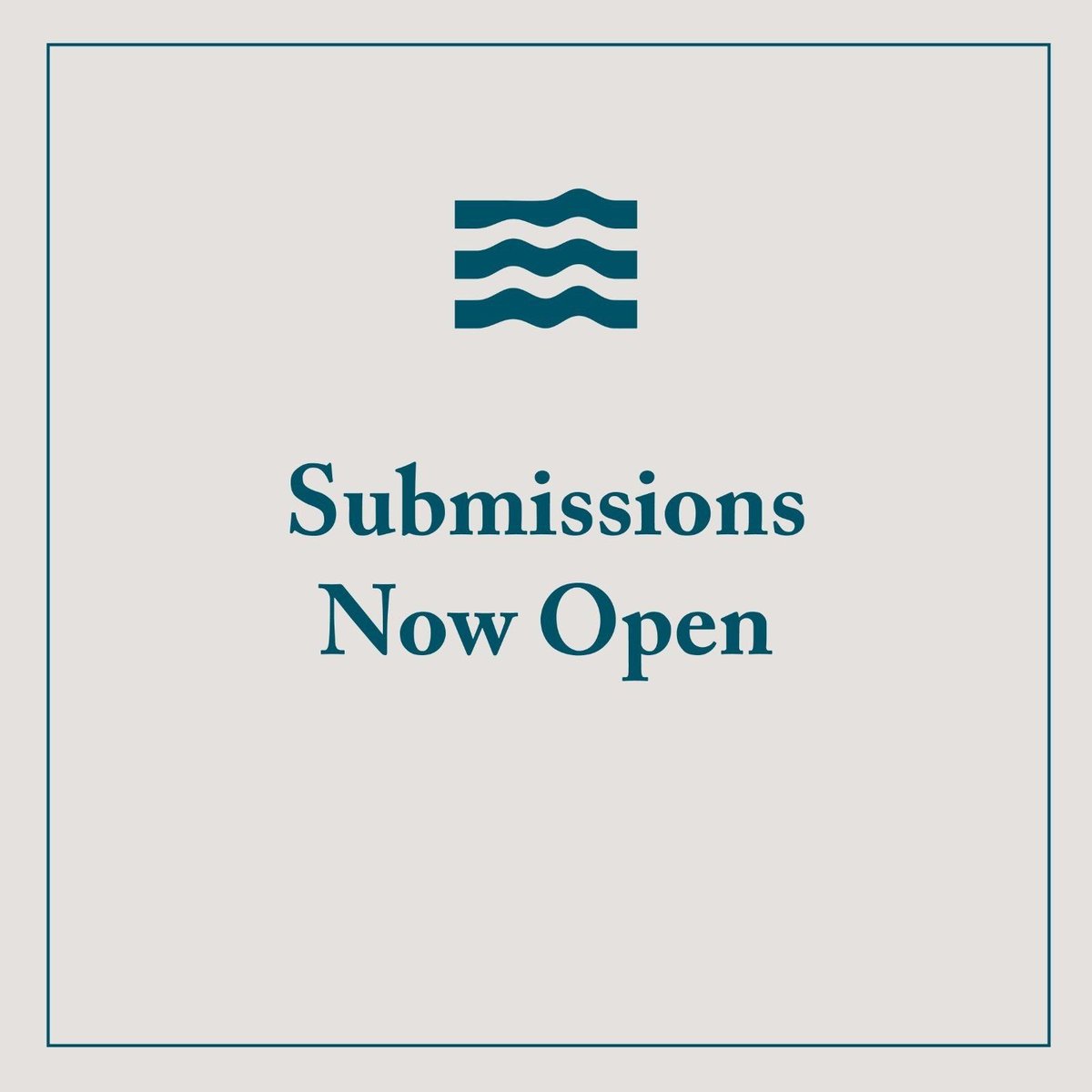 Submissions now open!