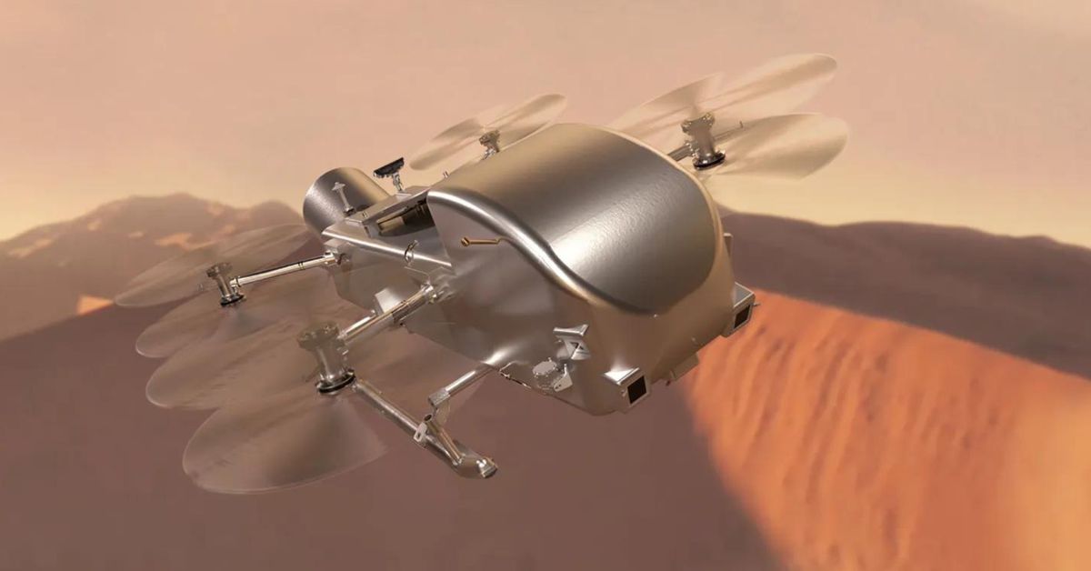 NASA has greenlit plans to send a giant drone to Saturn’s largest moon trib.al/sXRFDQS