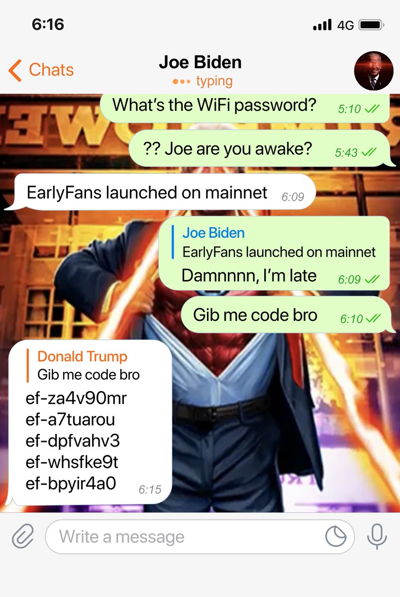 Someone just shared some EarlyFans invite codes 👀 🚀 earlyfans.xyz