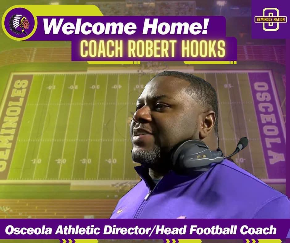 Congrats to Robert Hooks, the new Head Football Coach and Athletic Director at Osceola High School! 
#ArMCA
#arpreps