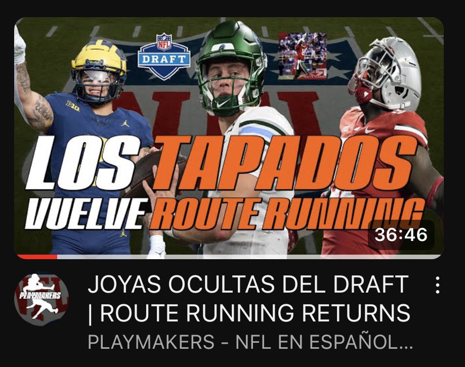 AlvaroRRY's tweet image. 🥹 VUELVE @RouteRunning 🥹

Nos volvemos a juntar @MontoroRR, @diegosanz_ y un servidor para hablar de las joyas ocultas del Draft de la NFL 2024

Si sois unos nostálgicos que echáis de menos los podcast que hacíamos este es vuestro vídeo 👉 youtu.be/GkXF0GJQk4Y?si…