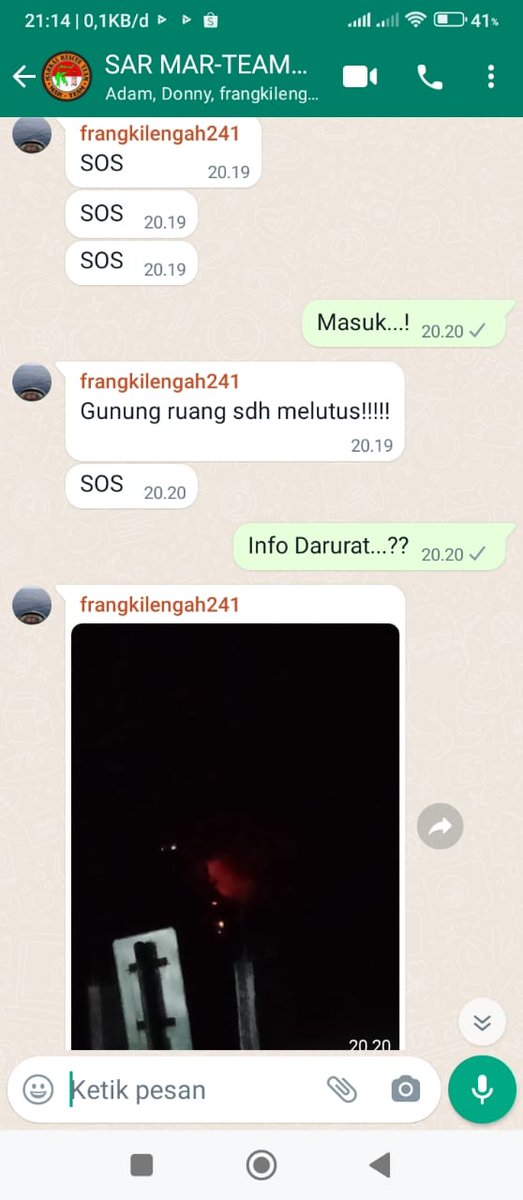 Gn. Ruang Erupsi, semoga evakuasi berjalan lancar dan diberi keselamatan
#PrayForTagulandang