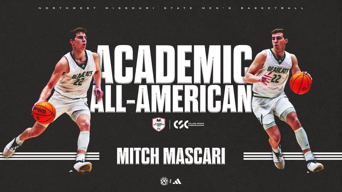 Northwest Athletics (@bearcatsports) on Twitter photo Northwest Missouri State University guard Mitch Mascari has become only the second <a href="/NWBearcatMBB/">Bearcat Basketball</a> student-athlete to secure Academic All-Americaยฎ honors. ๐๐๐๐๐
bit.ly/3U4SUvi
#OABAAB Northwest Missouri State University guard Mitch Mascari has become only the second <a href="/NWBearcatMBB/">Bearcat Basketball</a> student-athlete to secure Academic All-Americaยฎ honors. ๐๐๐๐๐
bit.ly/3U4SUvi
#OABAAB