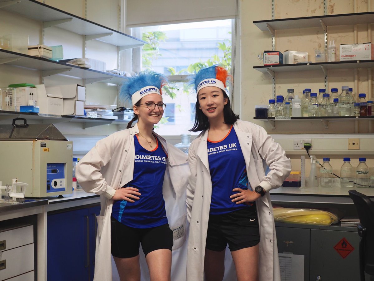These amazing diabetes researchers are running the London Marathon on Sunday to raise for Diabetes UK!
Tzuwen still has to each her target! Please sponsor her or Lydia if you can!

eur03.safelinks.protection.outlook.com/?url=https%3A%…