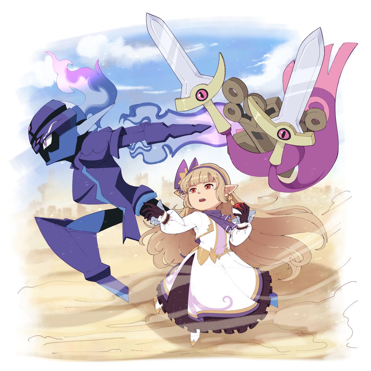 「[gbf relink x pokemon]generals of avia  」|Zumi 🌸のイラスト