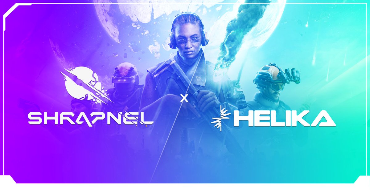 We are excited to announce our partnership with @HelikaGaming ⚡ Helika will be powering essential game, on-chain, and marketing analytics expanding Shrapnel's entire ecosystem! 'We couldn't be more excited to be partnering with Helika, the powerhouse in blockchain and game…