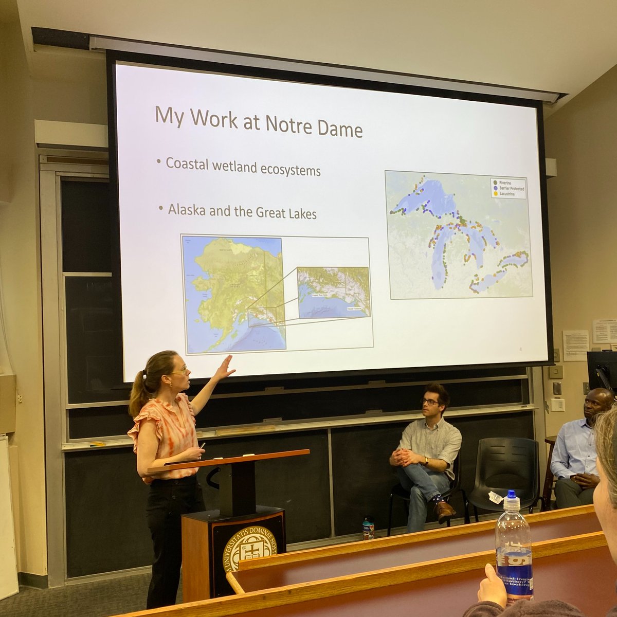 Yesterday I had the great pleasure of serving on a panel "Researching the Climate Crisis" hosted by <a href="/ND_GSG/">ND GSG</a> and Ben Francis. It was great hearing about climate change research across disciplines from other panelists, <a href="/billkakenmaster/">Bill Kakenmaster</a> (PoliSci) and Tim Fab-Eme (English/Anthro)