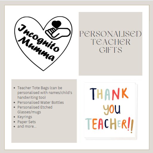 Teachers are vital parts of our children upbringing and learning. 

Why not treat them to a little gift to say thank you
😄

#lincsconnect #shoplincs