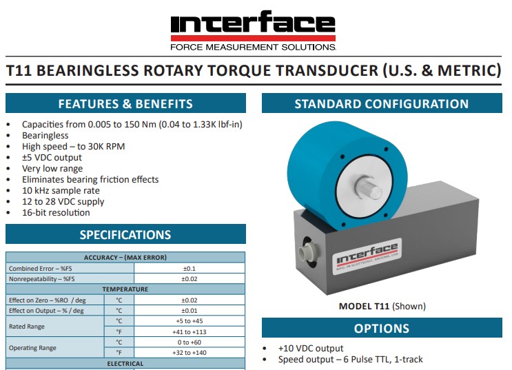 interfaceforce's tweet image. Das lagerlose und kompakte Design des interfaceforce Rotations-Drehmomentaufnehmers Modells T11 eignet sich perfekt für Hochgeschwindigkeitsanwendungen frei von jedweder Lagerreibung interfaceforce.de/drehmomentaufn…