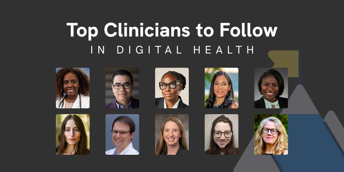 SarahMerrittMD's tweet photo. Congratulations to my colleagues who made the list of Top Physicians and Clinicians to Follow in Digital Health. Learn more about the honorees and connect with them on social media!
https://t.co/dCOOQzIQLj https://t.co/bgzWQ4woTO
