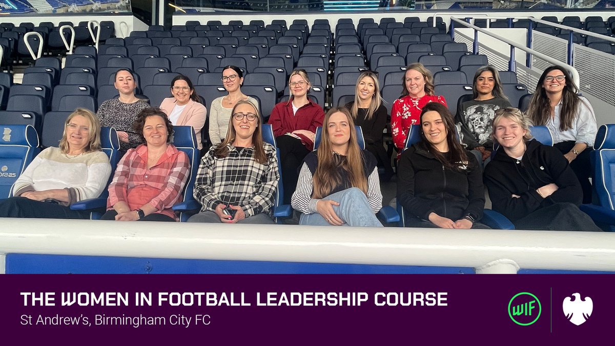 Thanks to the wonderful cohort of #WIFleaders and to our fantastic course tutor @JanePurdon for taking part in our Leadership Course in partnership with @BarclaysFooty this week 🙏 Find out more about the course and our upcoming dates: womeninfootball.co.uk/career-develop…