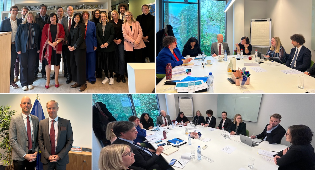 The @RBAllianceOrg hosted a roundtable with the German State Secretary @BaerbelKofler and industry experts, followed by a bilateral meeting with the EU Special Representative for Human Rights @OlofBSkoog, to discuss business priorities on implementing the #EUCSDDD.