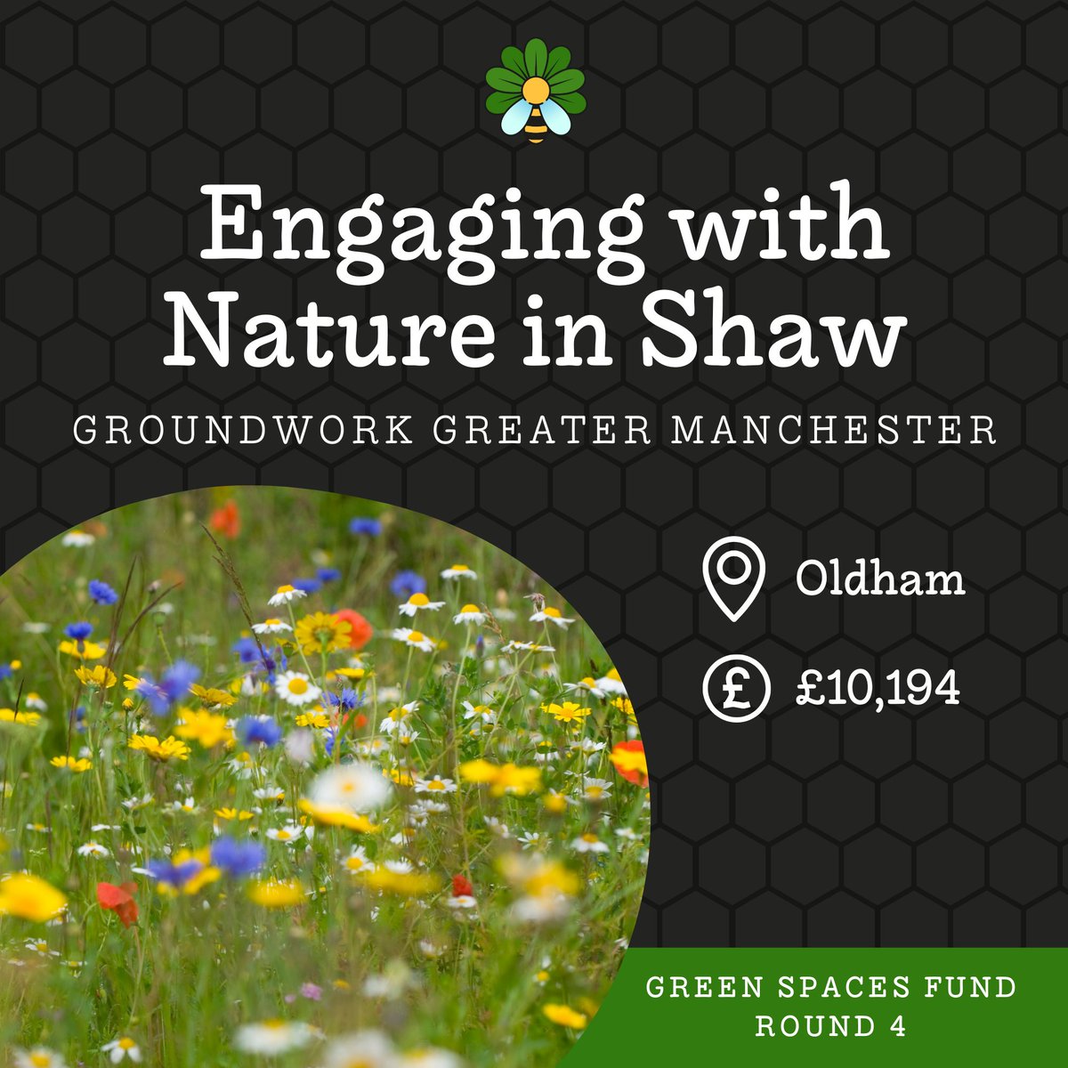 The 'Engaging with Nature in Shaw' #GreenSpacesFund project by @GroundworkGM is bringing biodiversity improvements to George Street Playing Fields in Shaw: restoring a pond and creating a new wildflower meadow, as well as delivering public events 🛝💚

@GMGreenCity @OldhamCouncil