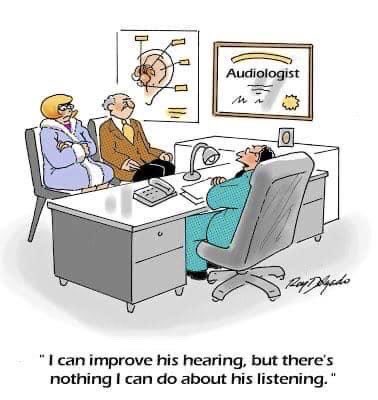 My wife has booked me an audiologist appointment too as apparently I have this problem…or so I hear 😄👂