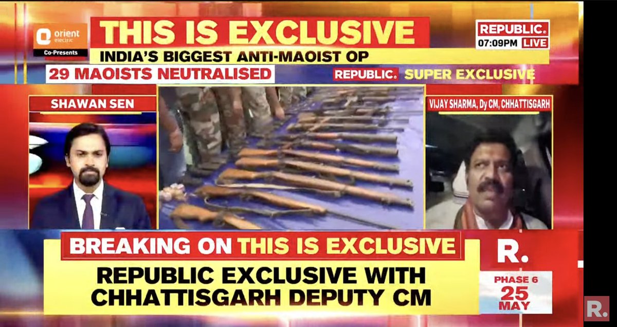 'Ready to talk to Maoists even through midnight video call': Chhattisgarh Deputy CM Vijay Sharma's big statement Tune in here to watch #ThisIsExclusive with @shawansen - youtube.com/watch?v=5RpbZK…