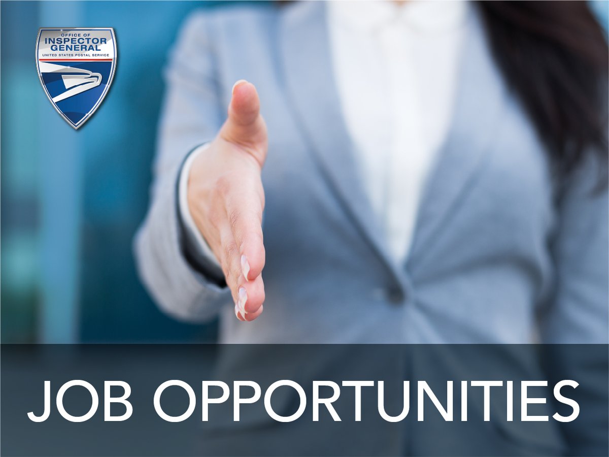 Are you passionate about fighting fraud, waste, and abuse and want to start a career in law enforcement? We’re hiring an entry level criminal investigator for our Mid-Atlantic Area Field Office in Richmond, VA. Learn more and apply by April 26: bit.ly/3TU7HsA #USPSOIG