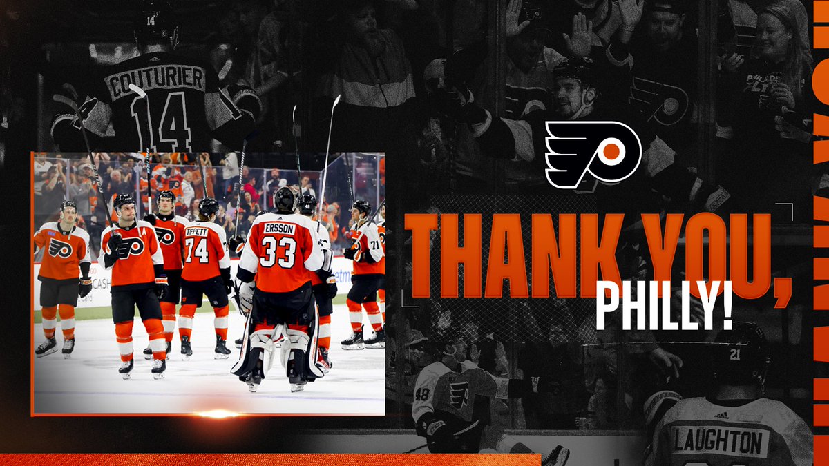 Thank you to our fans, for the support and fight all season long. #LetsGoFlyers