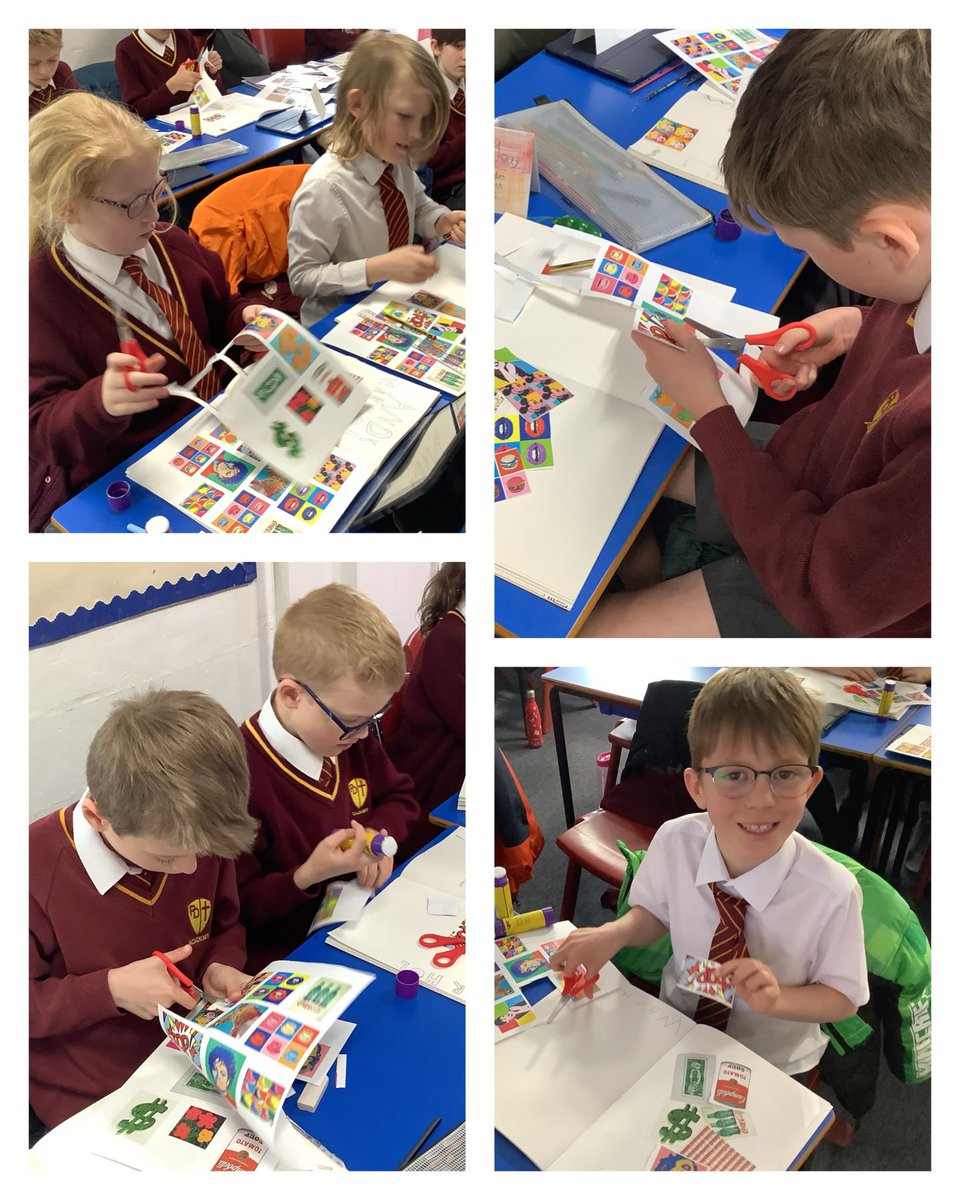 We looked at #andywarhol today as part of our digital art unit in #pdaart. We love how he used bright colours and how he made every day objects look so appealing! Really looking forward to learning more.