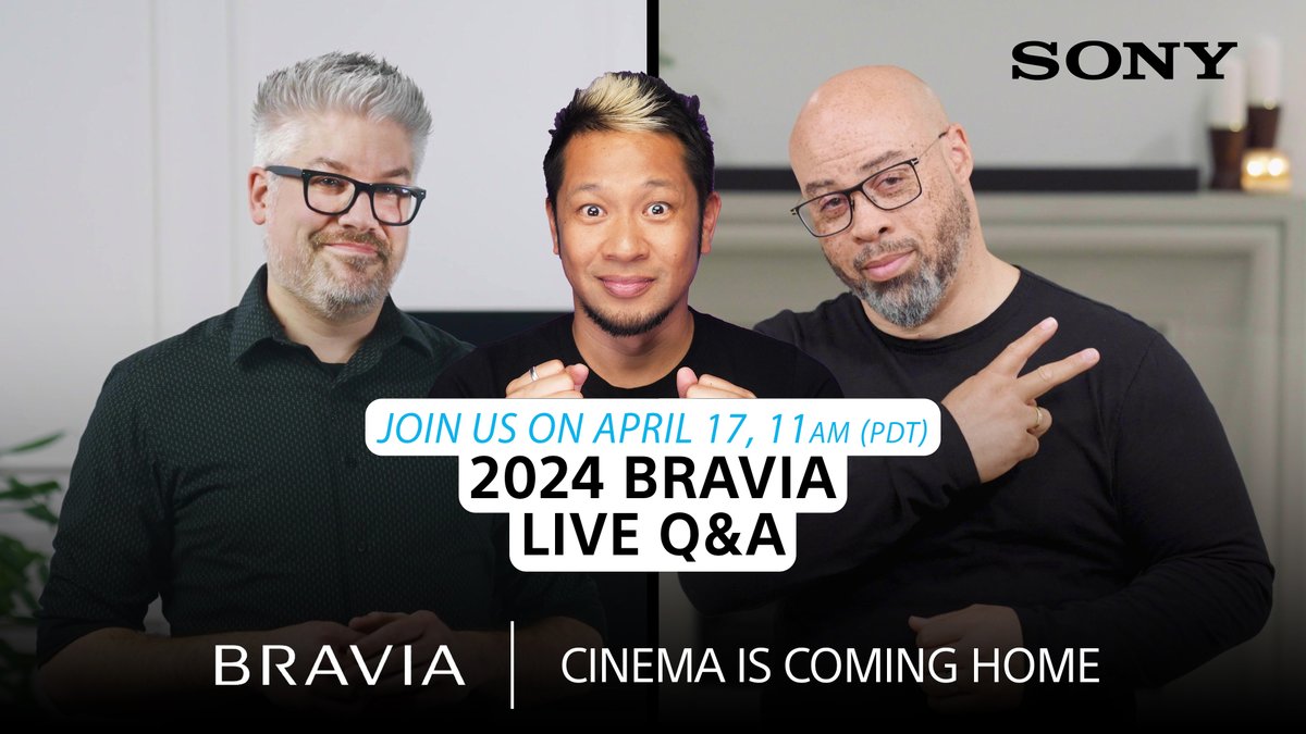 Do you love TVs, Soundbars & More? I'm live, RIGHT NOW with @sonyelectronics for their 2024 BRAVIA Line-Up Unveiling! Head on over to get the full scoop! bit.ly/3TYOLZD #ad #SonyBRAVIA #CinemaIsComingHome
