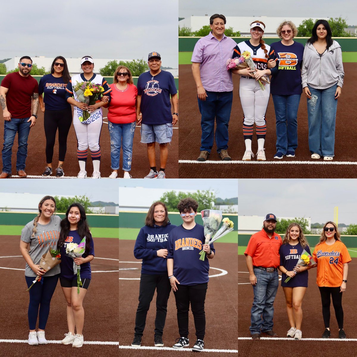 Senior Day!👑💙🥎 #ClassOf2024 #Team16 @BroncosBrandeis