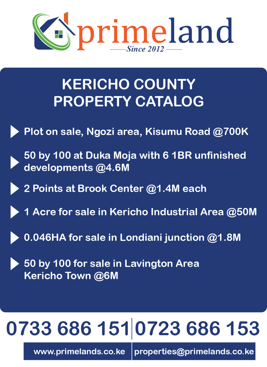 PrimeAppraisals's tweet image. Unveiling Kericho's Hidden Gems - Properties for Sale Now! 

Our exclusive property catalog showcases a diverse selection of land and properties for sale.

#KerichoRealEstate #KenyaProperty