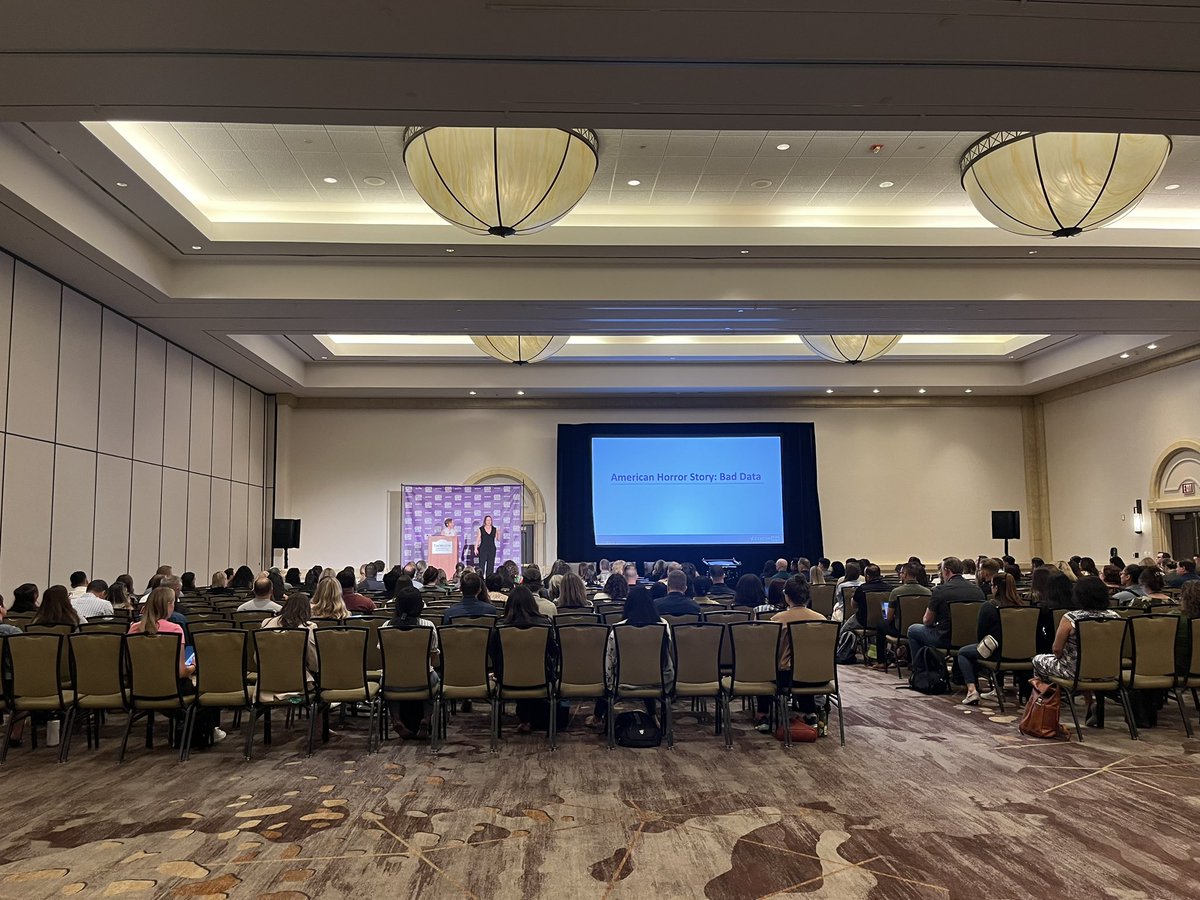 AndrewJBelanger's tweet photo. It was a packed room for @bronleamishler & Kristin Williams #SocialGov talk “Social Science Meets Social Media – Get the Most Out of Your Analytics” at #GSMCON2024. #TogetherGSM https://t.co/KDyXutbLCr