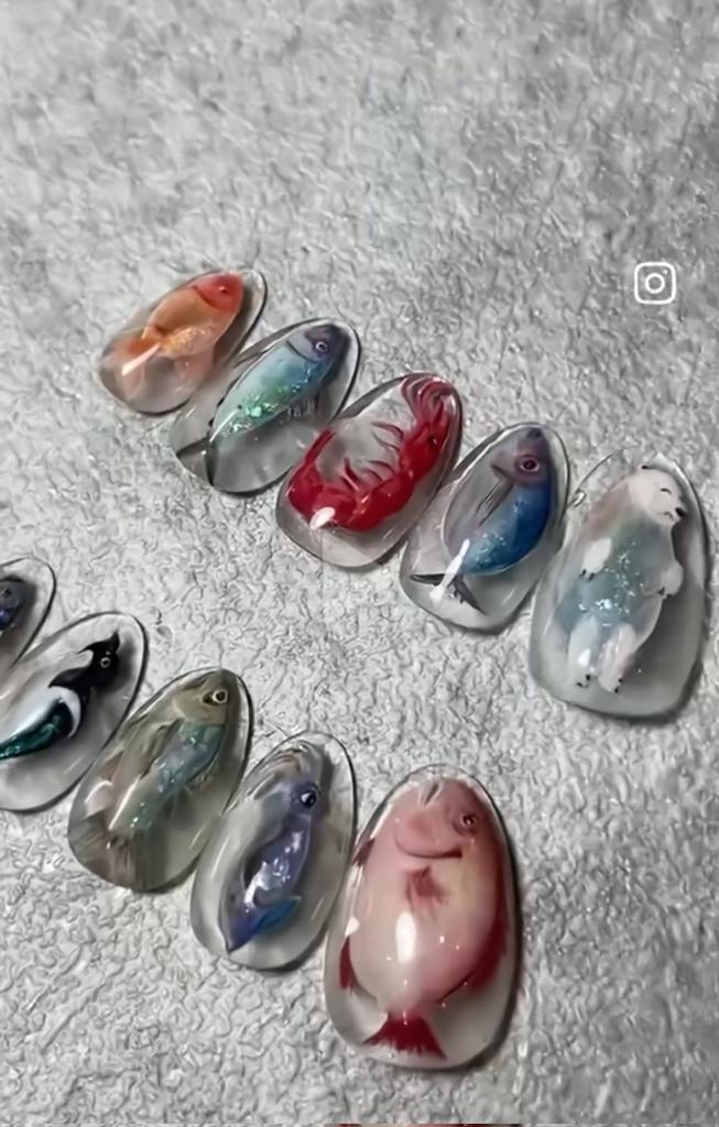 Nail art nya Ykn.