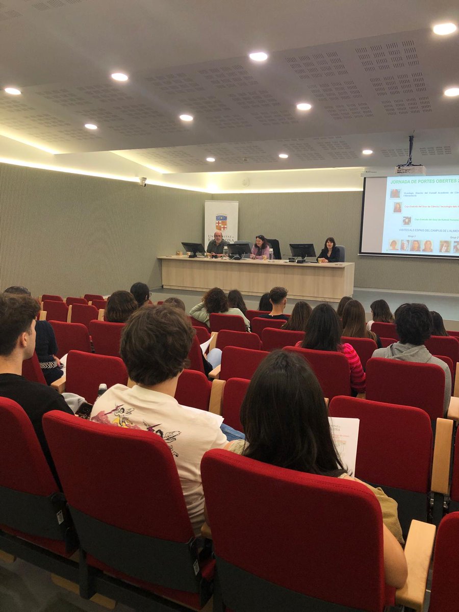 AlimentacioUB's tweet photo. Jornada de Portes Obertes dels Graus de Nutrició Humana i Dietètica i de Ciència i Tecnologia dels Aliments al Campus @AlimentacioUB. @Farmacia_UB @UniBarcelona https://t.co/ahSC6OwFXV