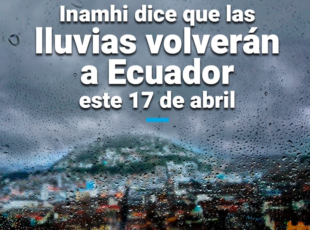Si llueve habrá energía eléctrica, si no llueve habrá cortes de luz, así está el Ecuador, gasta sus ingresos en deuda externa, en financiar procesos electorales, en mantener una burocracia que no produce nada y no atiende la inversión para mejorar la producción eléctrica.