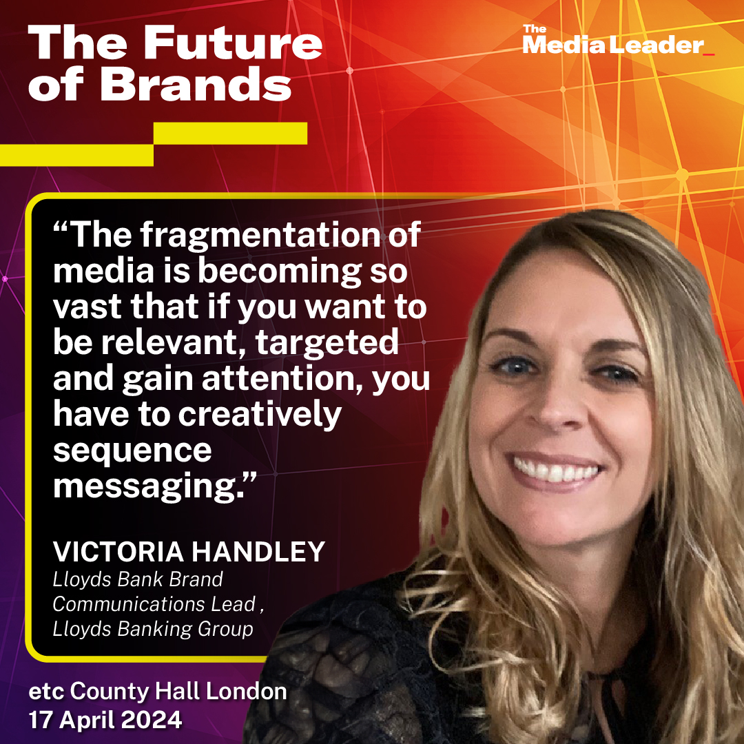 The AV landscape is changing. It's no secret that linear viewership has been declining. How can you then as a brand still be relevant? Lloyds Banking Group's Victoria Handley at #FOB #FoBrands