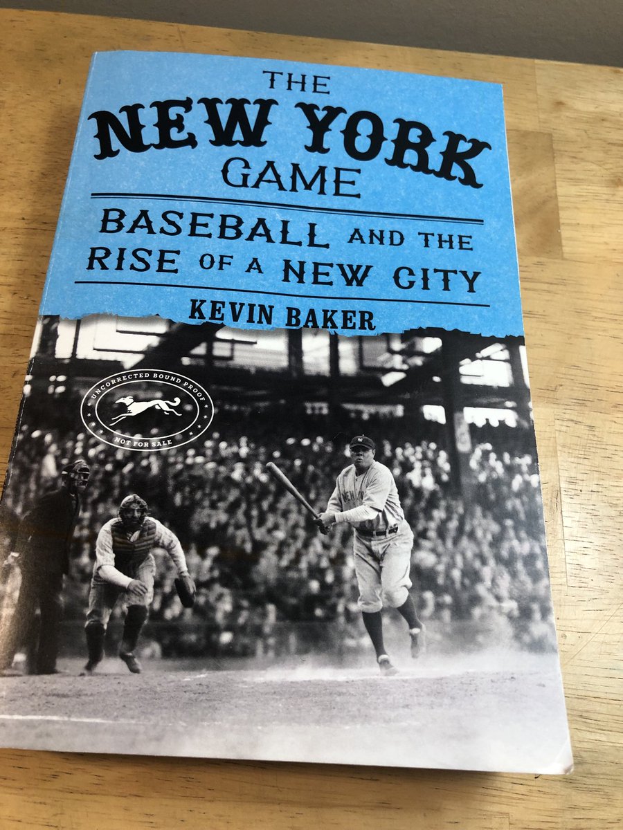 I will be sitting down next week to record a future episode of the podcast Artful Periscope featuring one of my all time favorite author’s Kevin Baker.A conversation about why the city and the game need each other.@artflperipod @Pcast_ol #BaseballHistory #KevinBaker #Repost