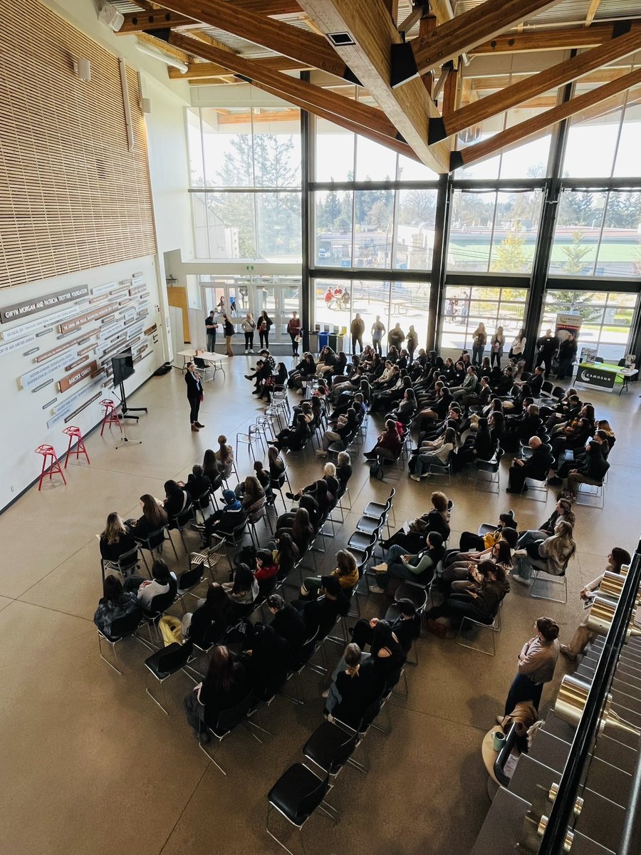 SD61Careers's tweet photo. Women in Trades &amp; Technology!
What an inspiring day exploring &amp; experiencing #Trades &amp; #Technology with young women from @sd61schools &amp; around Greater Victoria!
Thank you @camosun for hosting us &amp; to each department for sharing your wisdom &amp; organizing hands-on activities. https://t.co/JYubeCN94d