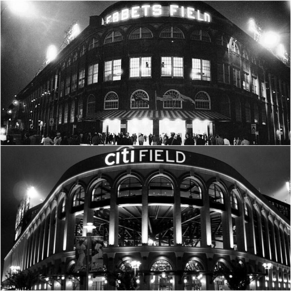 Ebbets Field and Citi Field.