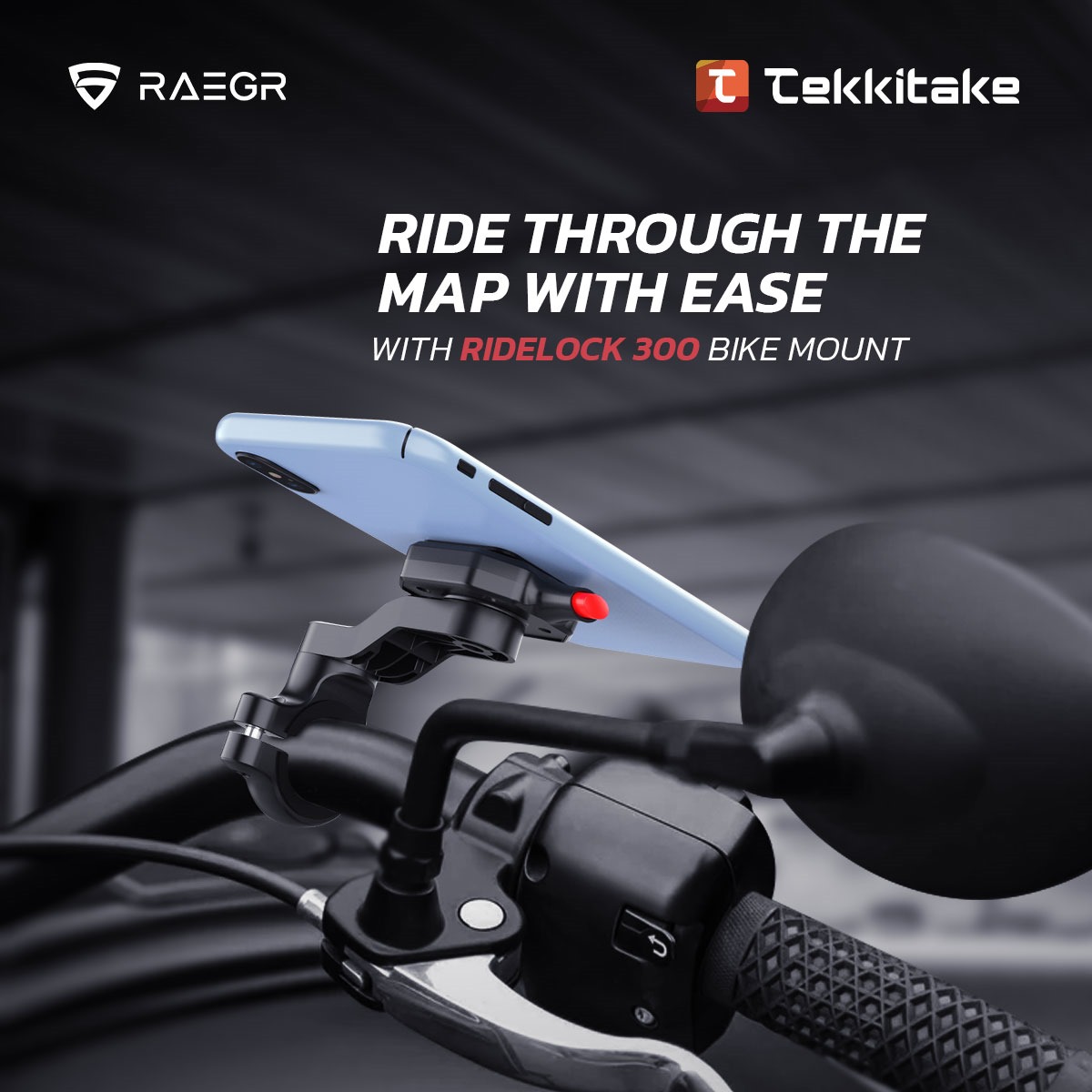 The RAEGR RideLock 300A is a fan-favorite! Made of sturdy metal and practical ABS, you can easily stay hands-free on the road, and stay safe.

Buy Now!
Tekkitake:postly.app/3TYx
Amazon:postly.app/3TYy

#Tekkitake #RAEGR #Ridelock300A