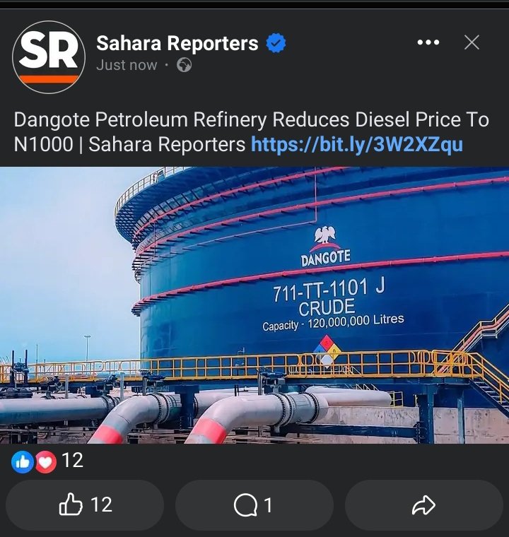 Dangote helping the government do their job. We may not love his monopoly but then let's give him his flowers on this one. He's succeeding where a whole country's government has failed