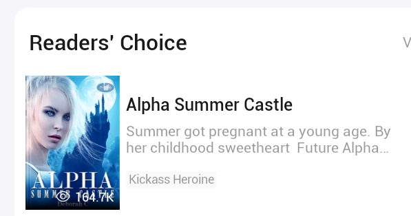 Summer is listed on Dreame's Readers' Choice list!!