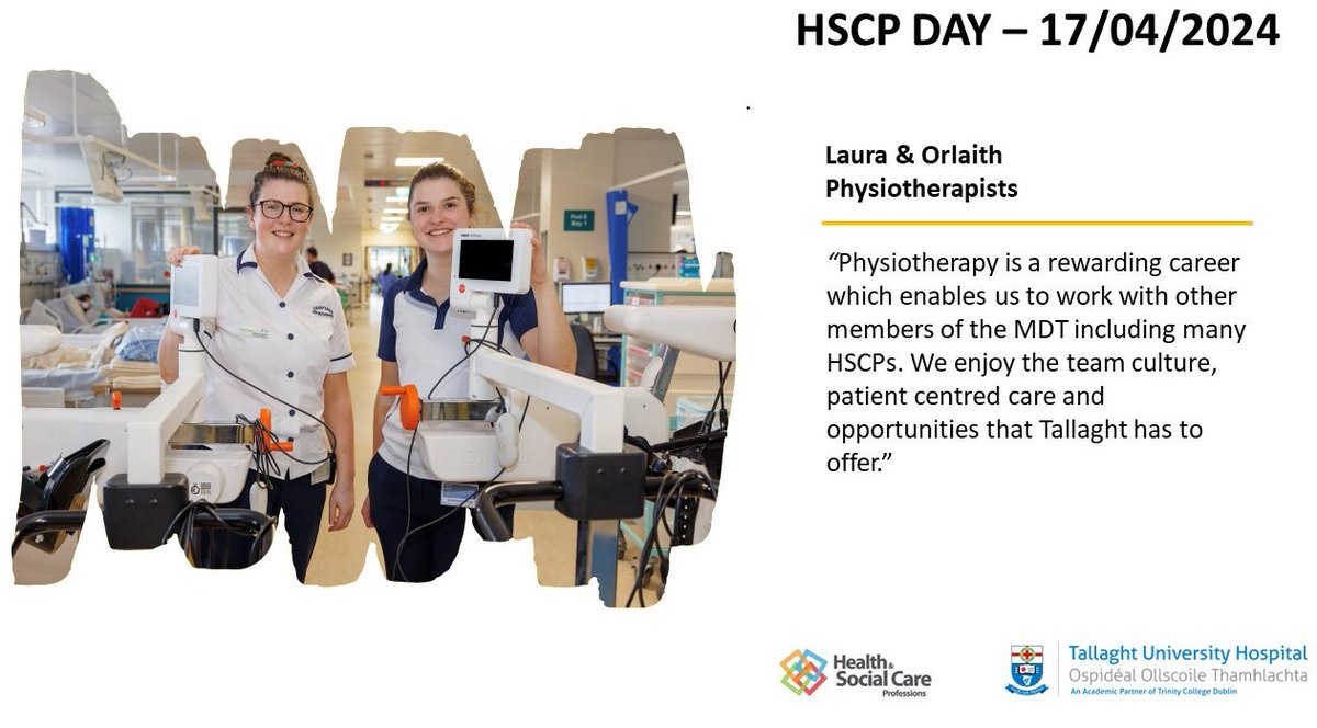 Today we are celebrating our Health and Social Care Professionals! #HSCPDay2024, #strongertogether, #HSCPDeliver, #WorkingInPartnership @WeHSCPs, @DMHospitalGroup