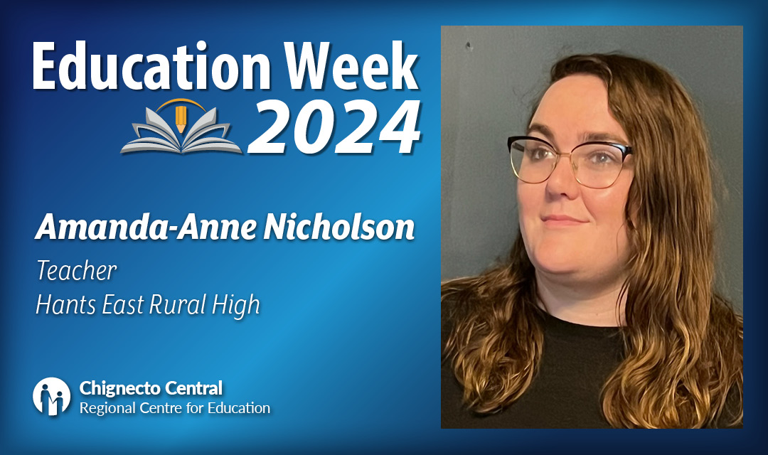 Congratulations to Amanda-Anne Nicholson (Hants East Rural High) for winning an Education Week Award. Amanda-Anne’s exceptional dedication to enhancing & empowering students is evident through community engagement initiatives like establishing the partnership with Unified Sports.