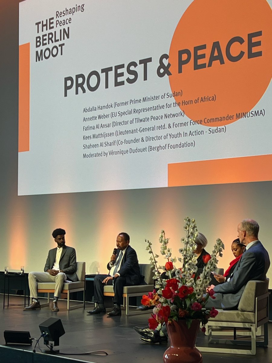 <a href="/SheenAlSharif/">AlSharif</a> "The Sudanese peaceful protest movement has all the attributes of a successful movement. They kept their unity, they were resilient. The slogan of freedom, peace and justice, was able to capture the entire country and topple the dictatorship."-<a href="/SudanPMHamdok/">Abdalla Hamdok</a>