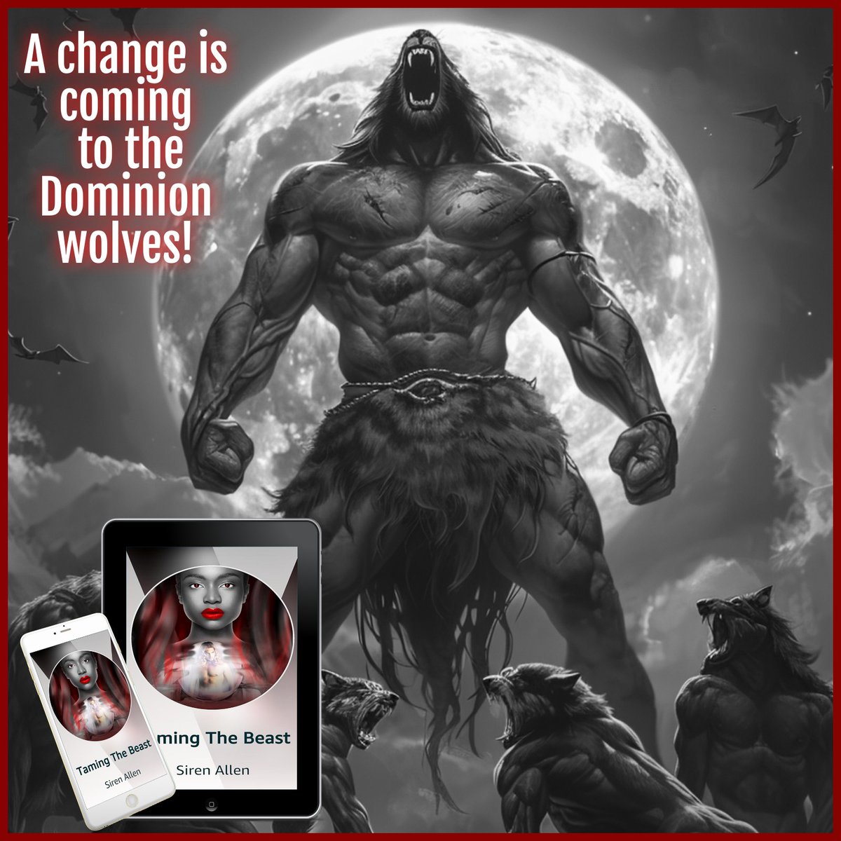 💋New Episode!💋 
A change is coming to the Dominion wolves in the latest episode of Taming The Beast. New to the series? 
Read the first 10 episodes for FREE on #KindleVella and prepare to be tamed by a beast! 
amzn.to/3MbhTYx 
#PNR #IRromance