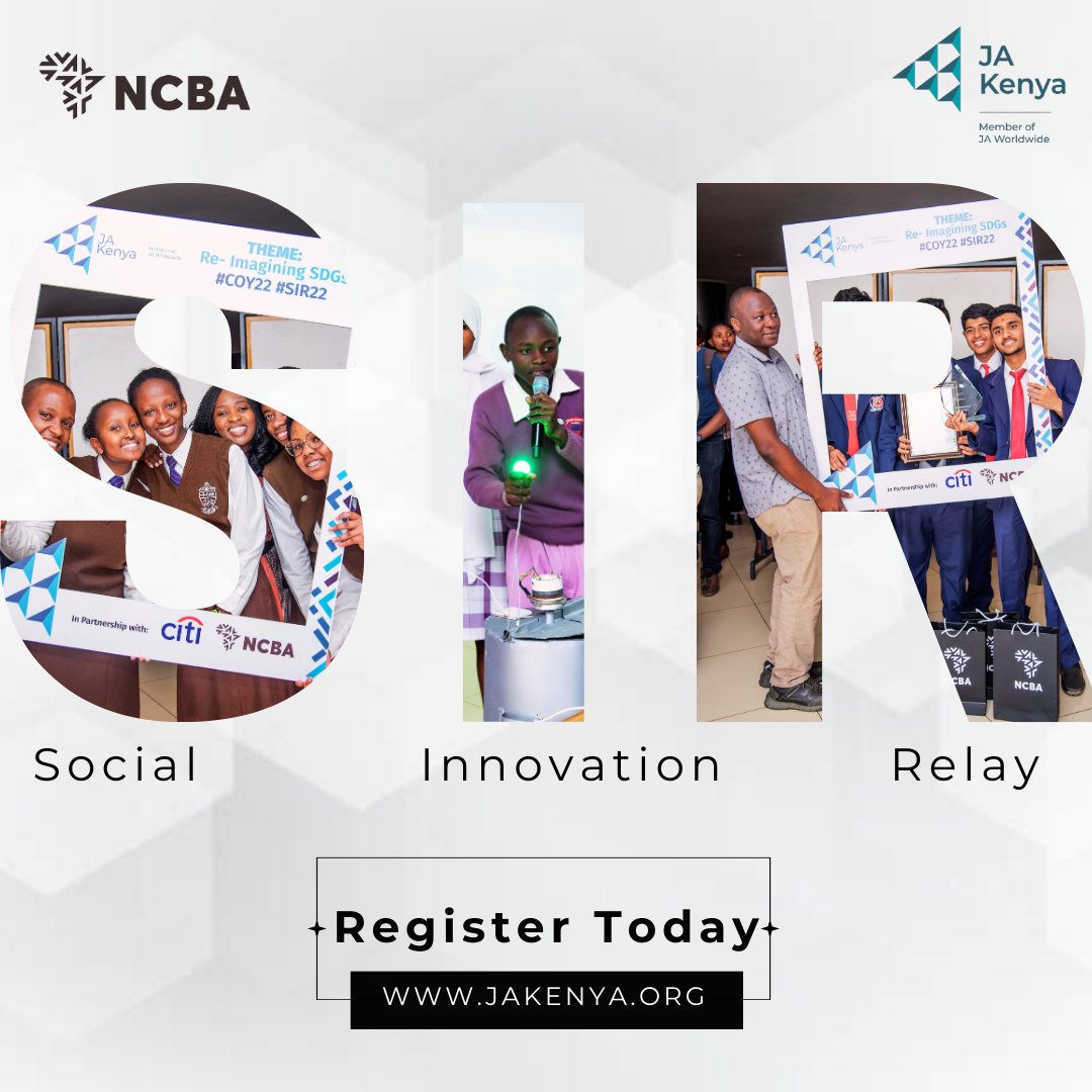 Calling all schools! 
Don't miss out on the chance to empower your students with the #SIR2024. 

Register here today to be a part of #SIR2024: forms.gle/pKV9RSrkea6C4N… 

<a href="/NCBABankKenya/">NCBA Bank</a>  
#Innovation #Business