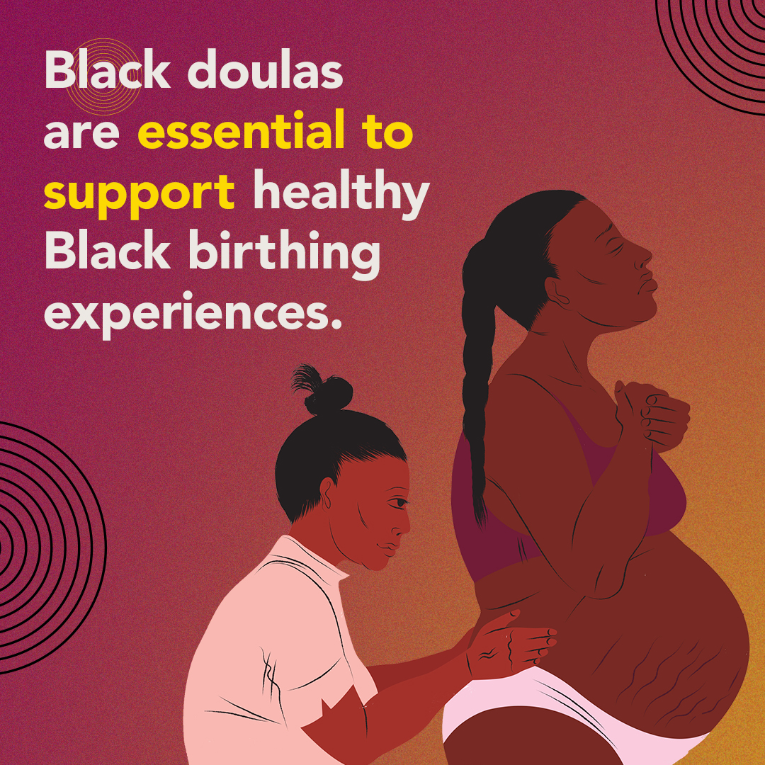 🔁: @PPFA
Doulas provide a spectrum of care for families and communities. This care is especially important for Black mamas whose maternal health outcomes are usually improved when they’re working with a doula! ❤️ #BlackMaternalHealthWeek #BMHW #BMHW24
@blkmamasmatter
