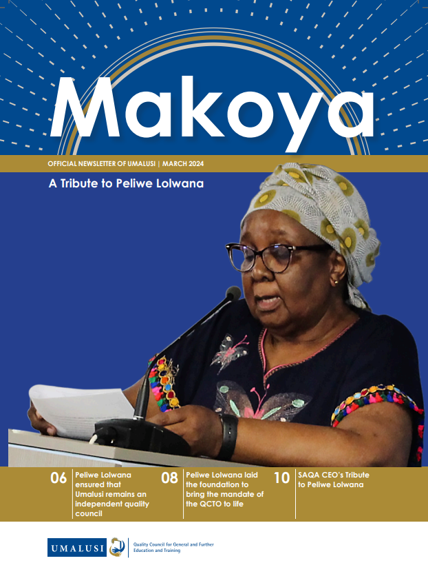 The March edition of the Makoya newsletter is out. In this edition, we pay tribute to the late Prof Peliwe Lolwana, who was the former CEO of Umalusi. Please click this link to access this edition: umalusi.org.za/wp-content/upl… #Umalusi #MakoyaNewsletter