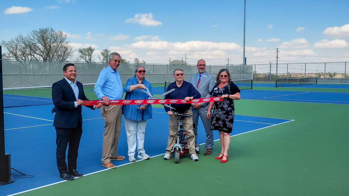 Earlier this week we celebrated a ribbon cutting for the new tennis facility at the Standing Bear Athletic Complex! To learn more about the project and donors, visit: bit.ly/49Ij8cJ @FoundationLPS