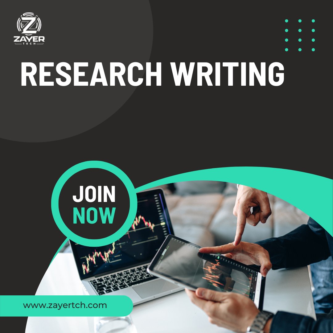 Unlock the power of precision in your research writing with Zayer Tech! 🚀 Elevate your skills to new heights and craft compelling content that captivates. 💡 Let your ideas shine with our expert guidance. #ResearchWriting 
#ZayerTech 
#EmpowerYourWords