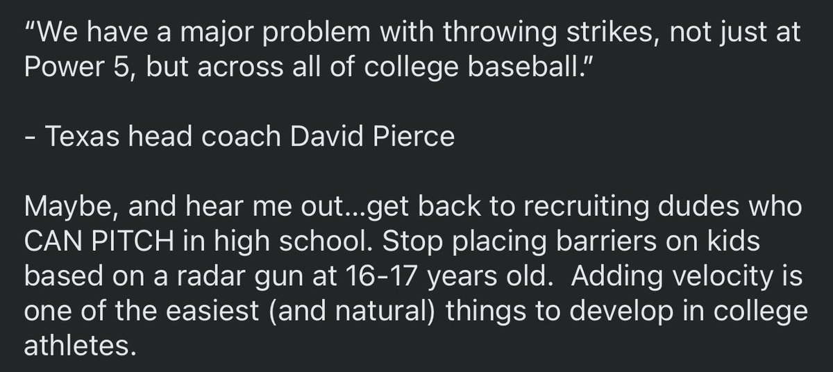 Crazy idea, I know…