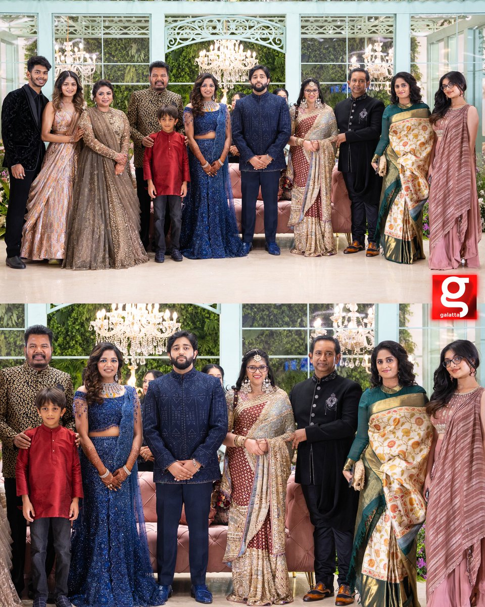 In the embrace of family warmth: Shalini Ajith and family's presence brings comfort and happiness to Aishwarya Shankar's post-wedding reception 💐😊 

@AditiShankarofl @shankarshanmugh #Ajithkumar #ShaliniAjith #AnoushkaAjith #Aadvikajith #AishwaryaShankar #Shankar #AditiShankar