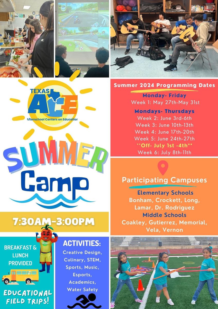 Harlingen CISD ACE After-School Program tweet media